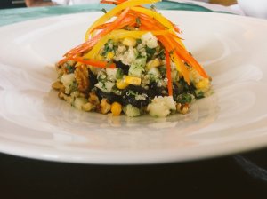 Quinoa salad with Zesty Lemon Dressing
